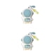 thumbnail image 2 of Ventilador sin aspas Matsuzay Enfriador de aire Aspecto lindo 2Conjunto Azul claro, 2 of 6