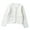 White Coats fot Kid, variant on AINIYS Little Girls Crewneck Cardigan Sweaters Long Sleeve Kids Solid Button Knit Tops Outwear with Pocket Black 5 Years
