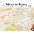 thumbnail image 4 of Lightweight Paper Craft Edges Cutter with Innovative Lever Mechanism Made From Materials Portable Flower Embossing Punch, 4 of 7