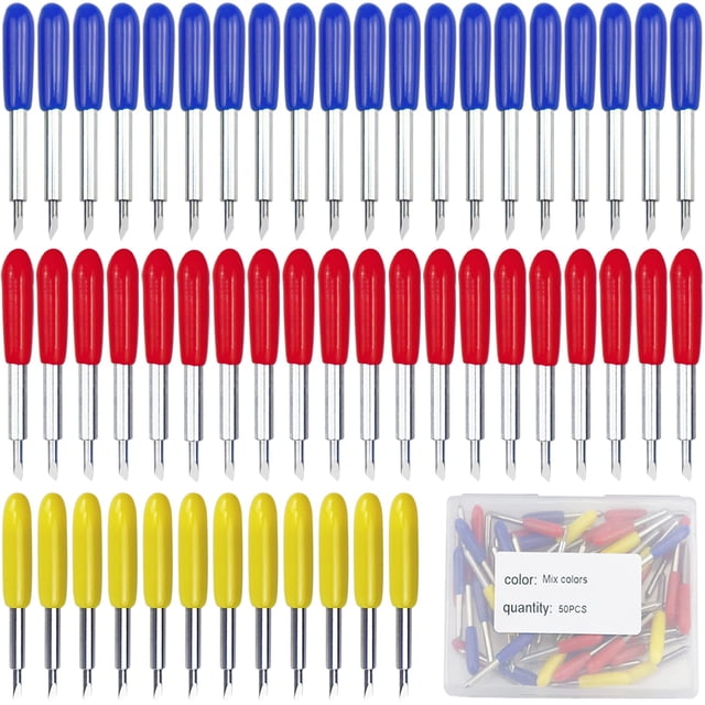 Cuchillas de repuesto ArtCute, 50 piezas, para máquinas de corte Maker