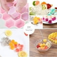 thumbnail image 3 of npkgvia Hot sale!Ice Cube Mold,Ice Tray,,Kitchen GadgetsFaveolate Shape Ice-Cube Maker Ice Tray Ice-Cube Mold Storage Containers,Pink, 3 of 7