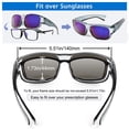thumbnail image 5 of TINHAO Men's Polarized Fit Over Glasses Sunglasses Wear over Prescription Glasses with UV Protection, 5 of 7