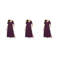 thumbnail image 4 of Batas de mujer Minnieouse Camisón Ropa de dormir Manga fucsia M, 4 of 6