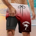 thumbnail image 2 of Kcolen Men Swim Trunks 7 Inch Elastic Waist Drawstring Board Shorts Loose Swimming Trunks Men Swim Trunks Beach Summer Fashion Swimming Shorts for Men, 2 of 4