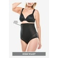 thumbnail image 4 of Secret Solutions Women's Plus Size Shadow Stripe Shaper High-Waist Brief, 4 of 5