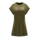 thumbnail image 1 of Vestido de verano para mujer, vestido moderno con cuello redondo para viajes, trabajo, viajes, compras, mujer S, 1 of 7