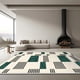 thumbnail image 3 of Abstract Pattern Large Area Living Room Decorative Carpets Green Minimalist Bedroom Bedside Carpet Minimalist Creative Art Rugs My Lux Decor Round, 3 of 10