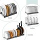 thumbnail image 5 of Happon - Organizador expandible para ollas y sartenes, 10 divisores, soporte ajustable para tapa de olla, organizador de cocina para gabinetes, despensas, utensilios para hornear, organización y, 5 of 6