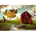thumbnail image 1 of EREHome Polyester Fabric 7x5ft Fairy Tale Nature Scenery Photo Backdrop photography Backdrop Background studio prop, 1 of 1