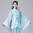 thumbnail image 3 of Wiywef 1Set Chinese Ancient Style Hanfu, Traditional Tang Outfit Women Hanfu Dresses Long Sleeve Ancient Princess Clothing for Party, 3 of 7
