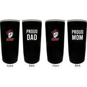 Ohio Wesleyan University Proud Mom and Dad 16 oz Insulated Stainless Steel Tumblers 2 Pack Black.
