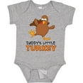 thumbnail image 3 of Inktastic Daddy's Little Turkey Boys or Girls Baby Bodysuit, 3 of 5