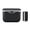Black, variant on Car Trash Can with Lid, Leakproof Auto Garbage Bin,Universal Clip on Design Waterproof Car Trash Bag Holder with PU Leather Top,Dual Wet & Dry Use Storage Organizer for Back of Seat/Door