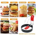 thumbnail image 4 of Stainless Steel Egg Rings, Round Breakfast Household Mold Tool Cooking, Non Stick Circle Shaper Egg Rings For Frying Meat Pie, Sandwiches, Egg Maker Molds Set (2/4 Pack), 4 of 7