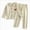 A75---Beige, variant on 9-10 Years Toddler Toddler Baby Girl Pajama Set Boys Long Sleeve Sleepwear 2 Piece Set Kid Loungewear Red Girl Set