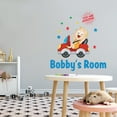 thumbnail image 2 of Bobby's Room Cute Baby Customised Name Wall Decal- Kids Name Nursery Decor- Personalized Wall Sticker, Boys Room Decor- Vinyl Wall Decal for Decoration-Size : 9" x 10"., 2 of 4