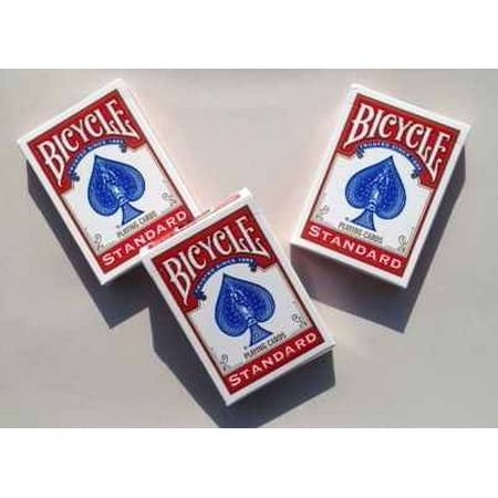 Bicycle Rider Back Poker Playing Cards - 3 Decks (Best Way To Play Three Card Poker)