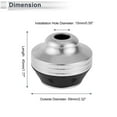 thumbnail image 4 of 15mm Motorcycle Slider Frame Aluminum Alloy Plastic Wheel Fairing Protection Crash Pad Protector Guard 59mm 45mm Silver Tone 2 Pcs, 4 of 7