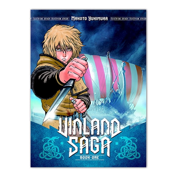 Póster Vinlands Sagas Anime Art, 30 x 40 cm, papel de 30 g