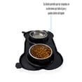 thumbnail image 3 of 2 Tazones para Perro en Acero Inoxidable con Tapete Antideslizante, 3 of 5