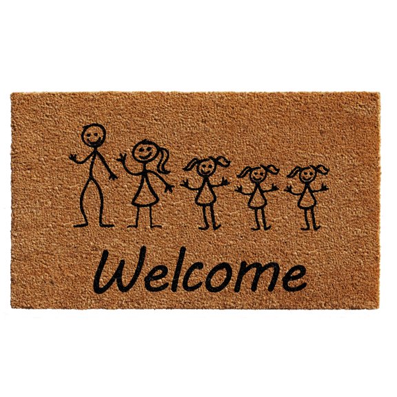 Calloway Mills Stick Family Outdoor Doormat 18" x 30"