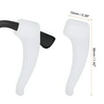 thumbnail image 2 of 12 Pairs Glasses Ear Grip Silicone Elastic Ear Hook Eyewear Retainer, Clear, 2 of 7