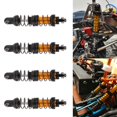 thumbnail image 4 of Accesorio RC duradero amortiguador de puntales de choque naranja negro suspensión de aceite para Tamiya CC01 RC RR10 110mm/120mm Fugacal Otros, 4 of 8