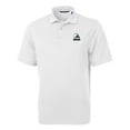 thumbnail image 2 of Men's Cutter & Buck White Cleveland Browns Virtue Eco Pique Recycled Polo, 2 of 3