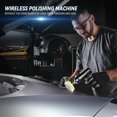 thumbnail image 5 of Cordless Car Buffer Polisher Kit w/ 2000mAh USB Rechargeable Batteries & LED Light, Auto Polishing Machine for Metal Car Waxing Rust Removal, 5 of 10