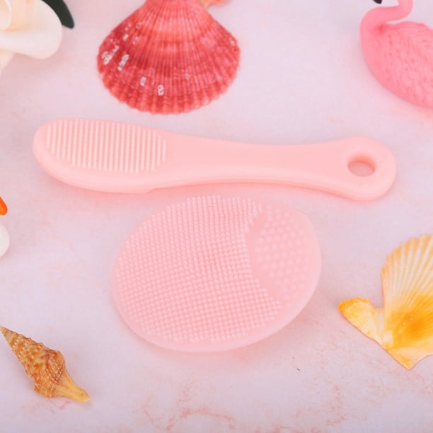 Limpiador facial de silicona EOTVIA cepillos de limpieza facial manual juego de 2 piezas