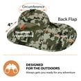 thumbnail image 4 of Tirrina Men's Outdoor Sun Protection Fishing Cap with Neck Flap Wide Brim Mesh Hat for Travel Camping Hiking Hunting, 4 of 7