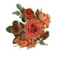 thumbnail image 2 of Ramos de novia para dama de honor, rosas artificiales para boda, iglesia, hogar Naranja, 2 of 9
