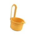 thumbnail image 4 of Cesta de drenaje colgante, recogedor de alimentos para fregadero, cesta coladora para fregadero, vaciado automático Naranja, 4 of 7