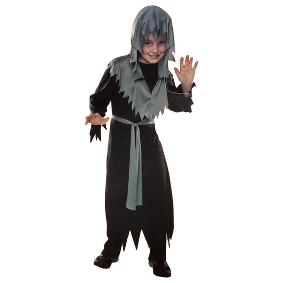 Halloween Boys Robe Of Darkness Halloween Costume Small (4-6)