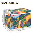 thumbnail image 5 of Yayeee Collapsible Cube Storage Bin with Lid Fabric Closet Decorative Basket with Handles, Art Path, 5 of 7