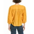 thumbnail image 2 of Madewell womens  Balloon Sleeve Top, l, Yellow, 2 of 3