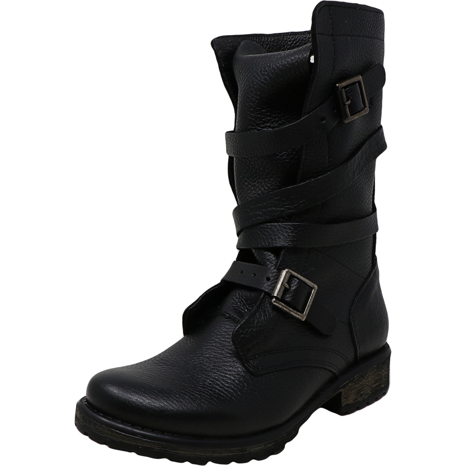 steve madden odette black leather
