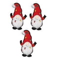 thumbnail image 6 of Holiday Dog Toy Santa Light Sewn Decals on Super Cute Soft Squeaker 11" Gifts (Ten Santa Toys), 6 of 8