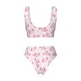 thumbnail image 2 of Honeii Baby Salamander Print Women’s Bikini Set,Two Piece Swimsuit Bathing Suits,Stylish High Elasticity Swimwear for Beach and Pool, 2 of 7