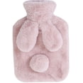 thumbnail image 5 of Bolsa de agua caliente de peluche de conejo para hombres y mujeres, bolsa de agua caliente de 1000 ml para otoño/invierno, 5 of 5