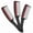 Black, variant on YEMNPIOS 3 Packs Hair Comb with Roller Detangling Comb with Roller Integrated Anti Splicing for Salon Barber Hair Dye Black