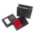 thumbnail image 5 of Milageto Rose Flower Jewelry Box Jewelry Storage Case for Birthday Wedding Valentines Black, 5 of 8