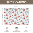 thumbnail image 3 of Placemat, Pioneer Flower Floral Print Pattern Place Mats Table Mat Set Of 2, PVC Washable Placemats for Party Kitchen Dining Decoration, 18x12 Inch, Fade Resistant, 3 of 6