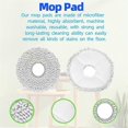 thumbnail image 4 of For M12 PRO+ Robot Vacuum Cleaner Roller Side Brush Hepa Filters Mop Pad Replacement Accessories Kit, 4 of 5