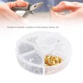 thumbnail image 2 of Jewelry 1200 Pcs/Box Jewelry Making Finding Necklace Bracelet Cord Tips Crimp Cord Ends, 2 of 8