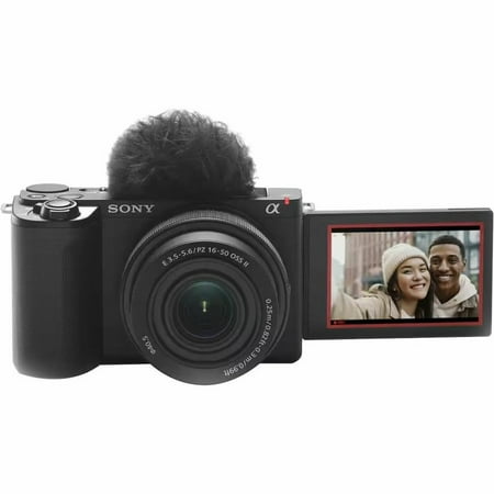 Sony - Alpha ZVE10 II: APS-C Content Creators’ Camera Kit - Black