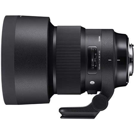 Sigma - Art 105mm f/1.4 DG HSM Telephoto Lens for Nikon F - Black