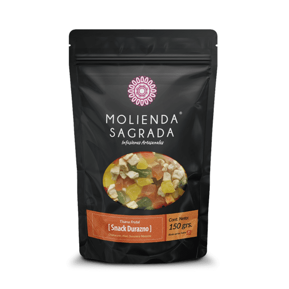 Molienda Sagrada - Tisana Frutal Snack Durazno 150 Gr. - 100% Natural