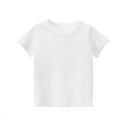 thumbnail image 5 of Bellafa 3-Pack Short Sleeve Little Boy & Girls T-Shirts Toddler Multicolor Cotton Tops Shirt Summer Beach Casual Tops Tee 1-9 Years Kids, 5 of 6