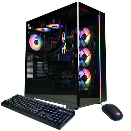 CyberPowerPC Gamer Supreme Gaming PC, AMD Ryzen 7 9700X, NVIDIA GeForce RTX 5070 12GB, 32GB DDR5, 2TB SSD, SLCAI7200CPGV2